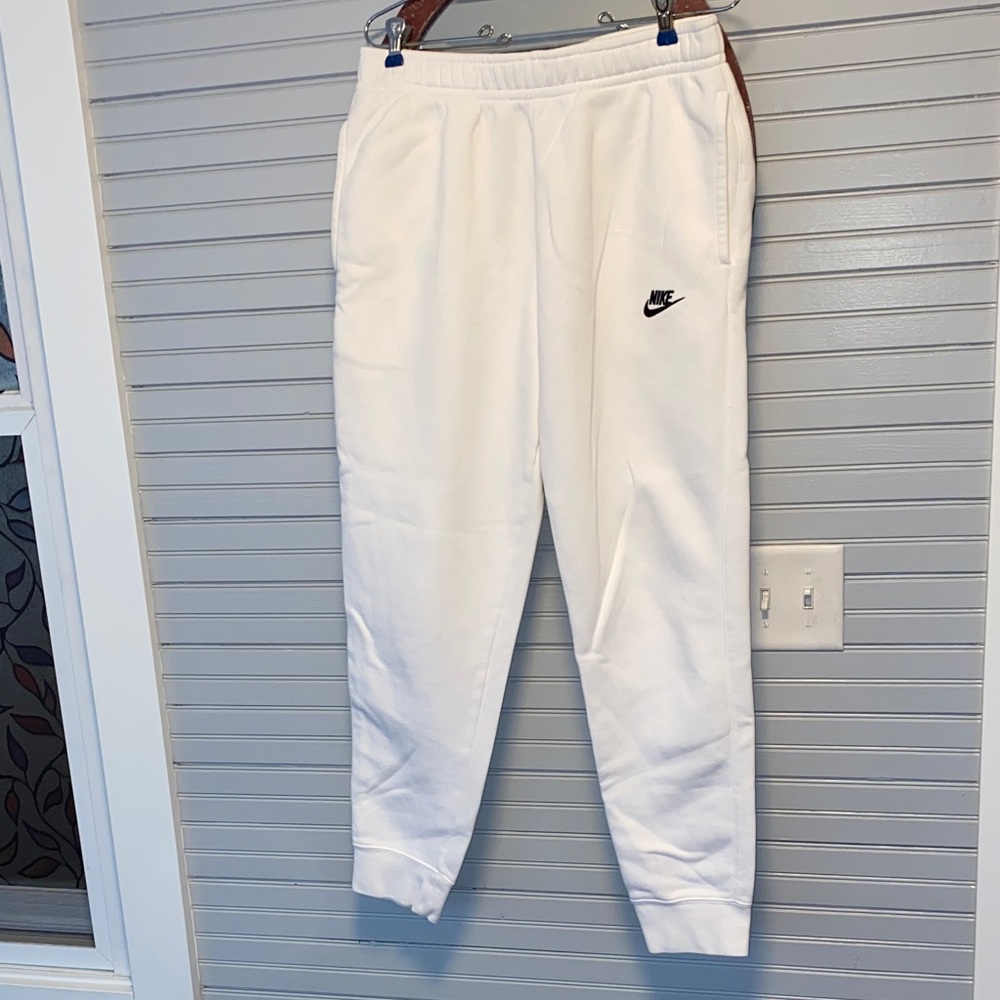 Nike Mens White Joggers